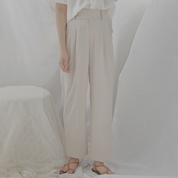 straight cotton pants(2)