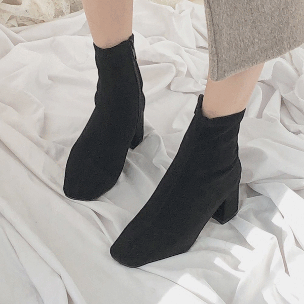 thecoi(더코이) / 5cm socks heel ankle boots(5cm 삭스힐 앵클 부츠)